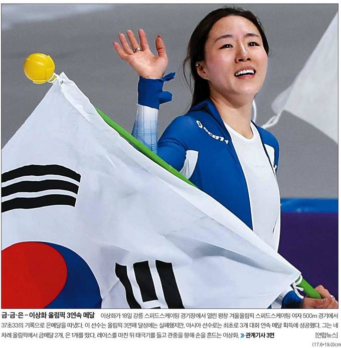 중앙일보 19일자 1면 사진 캡처. 