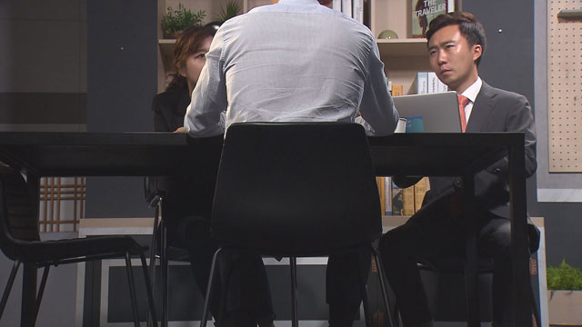 지난 9월 김경록씨 인터뷰를 방송한 KBS '뉴스9' 화면 갈무리. 