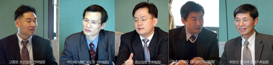 좌담회 참석자들.