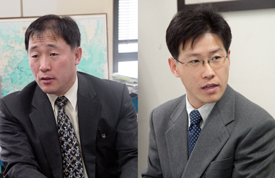 왼쪽부터 권영철 차장, 김규원 팀장
