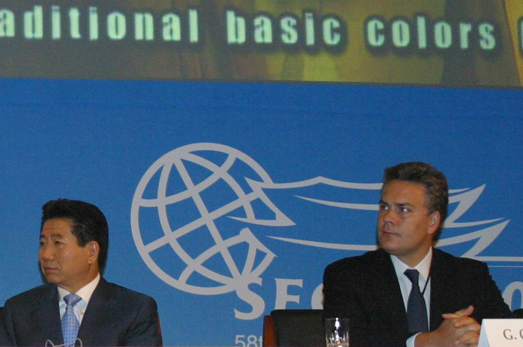 노무현 대통령과 오렐리 세계신문협회 회장 대행