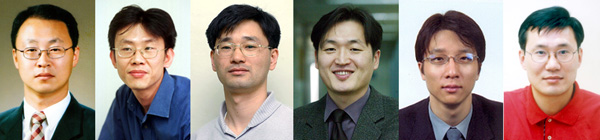 왼쪽부터 유병욱, 김중식, 이진규, 고기정, 송정훈, 조병모 기자.